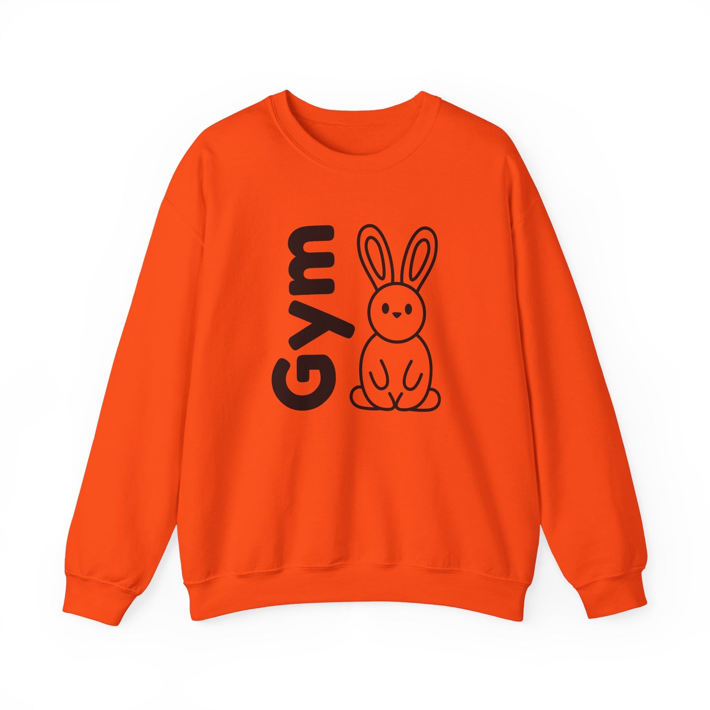 Gym Bunny slogan women's sweatshirt, fitness, gym, workout, active lifestyle, bold, fun, quirky, cute, athleisure, statement casual top