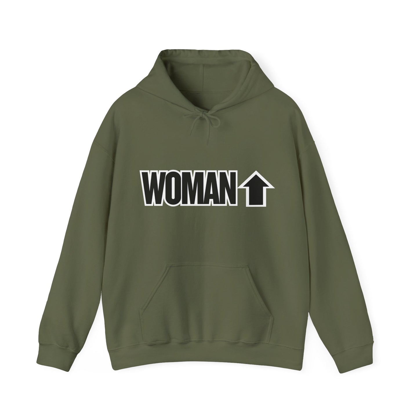 Woman Up - Empowering & Motivational Slogan Hoodie