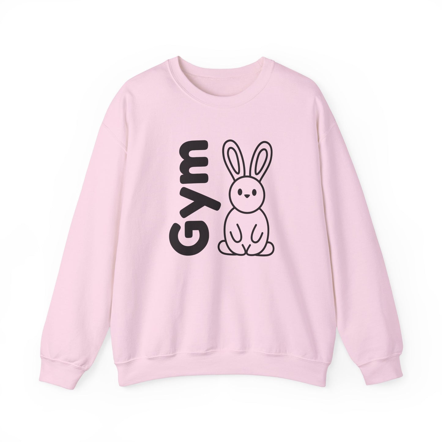 Gym Bunny slogan women's sweatshirt, fitness, gym, workout, active lifestyle, bold, fun, quirky, cute, athleisure, statement casual top