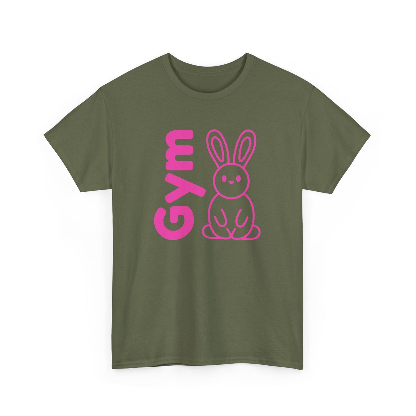 Gym Bunny slogan women's t-shirt, fitness, gym, workout, active lifestyle, bold, fun, quirky, cute, athleisure, statement tee