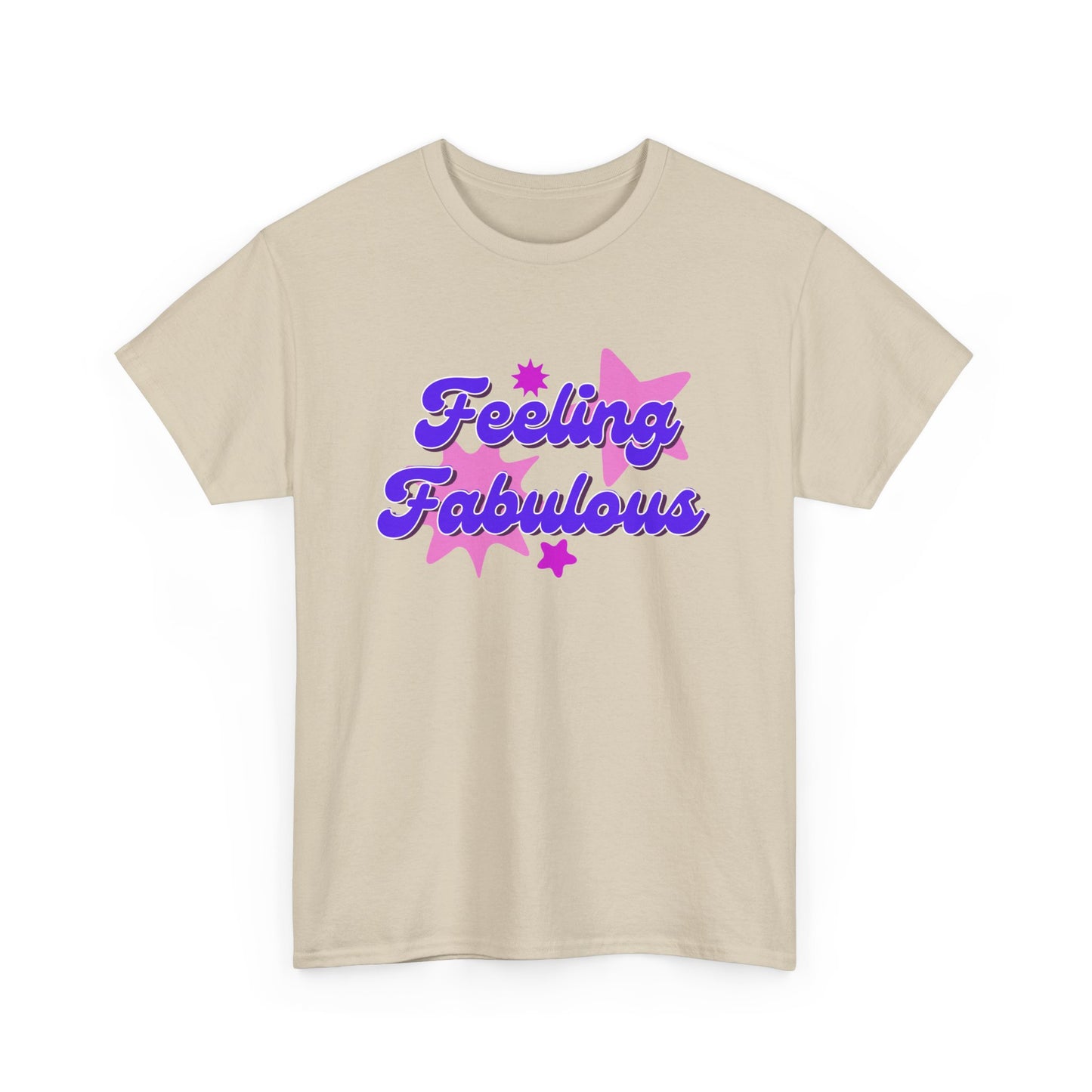 Feeling Fabulous women’s slogan T-shirt, feel good, confidence boosting tee, empowering, bold, positive, statement t-shirt, good-vibes and self-love