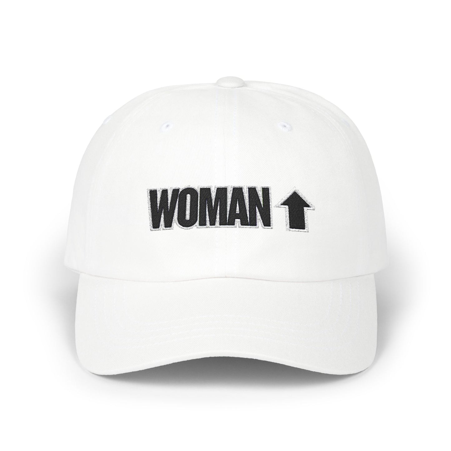 Woman Up - Empowering & Motivational Slogan Baseball Cap