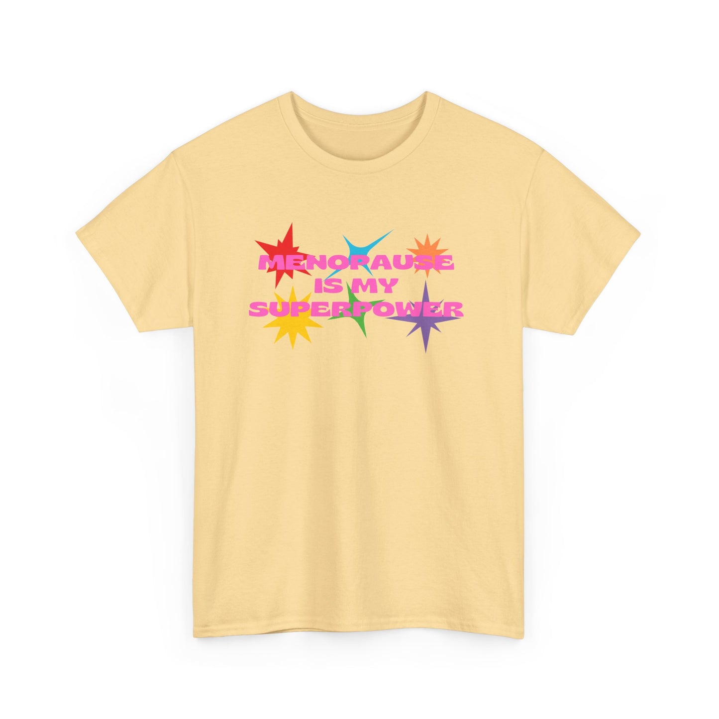 Menopause is for Cool Chicas slogan t-shirt, quirky, fun, empowering, age positive, bold, statement t-shirt, gift for peri-menopausal, menopausal and mid-life women