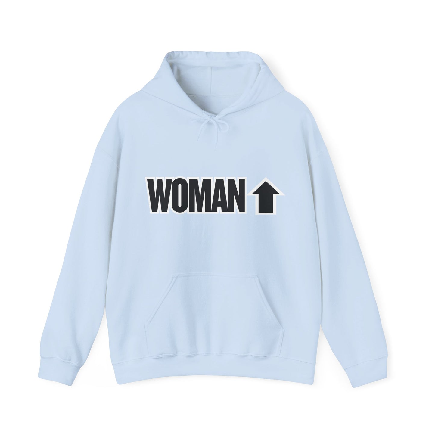 Woman Up - Empowering & Motivational Slogan Hoodie