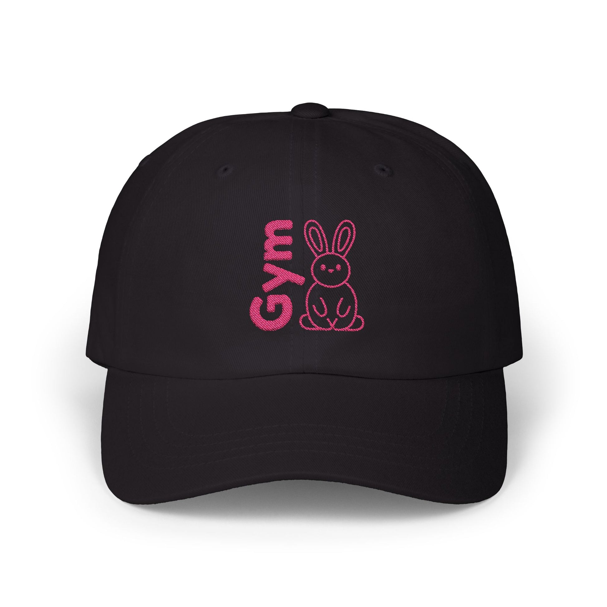 Gym Bunny slogan baseball cap, fitness, gym, workout, active lifestyle, bold, fun, quirky, cute, athleisure, statement hat