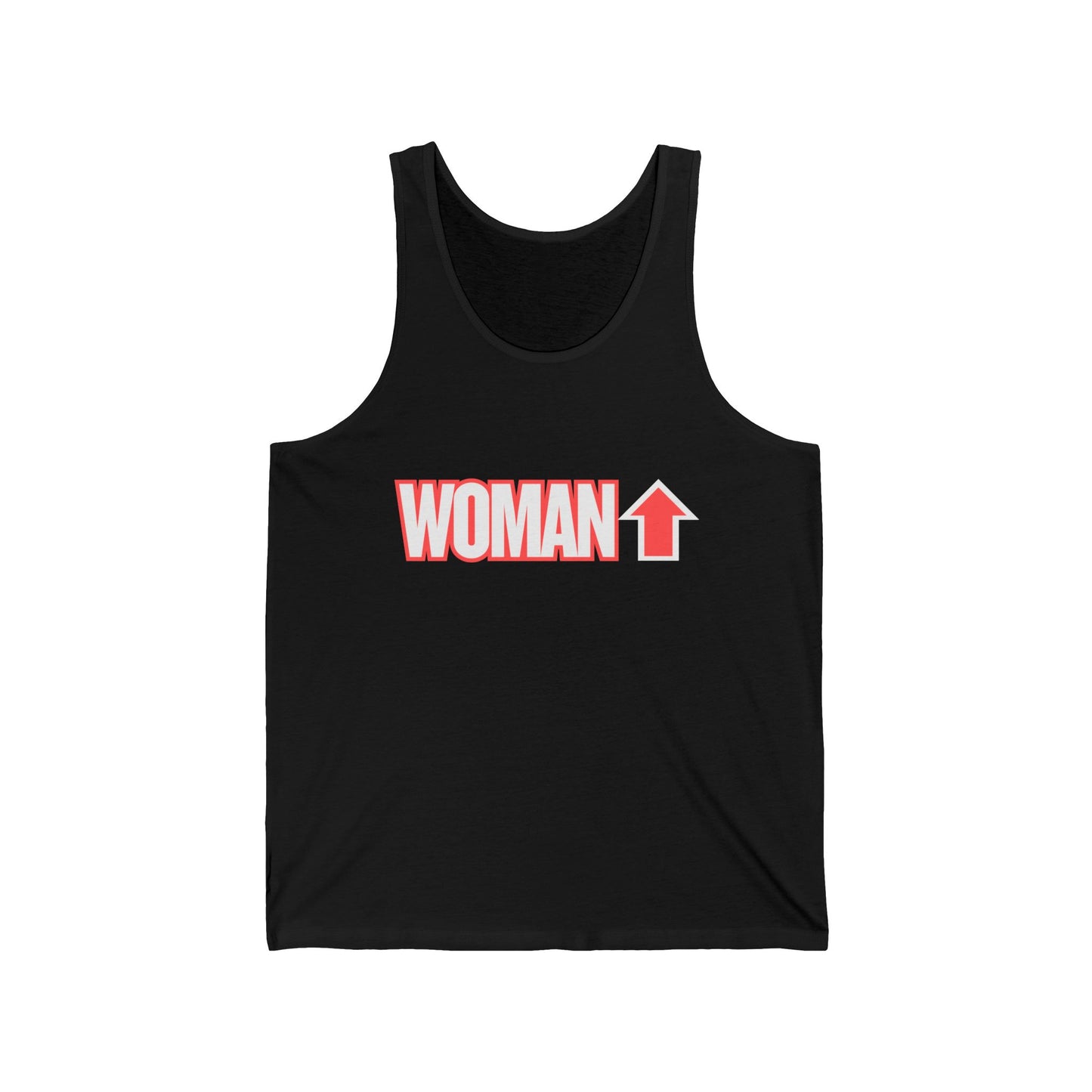 Woman Up Empowering Slogan Vest Tank for strong, confident, bold women