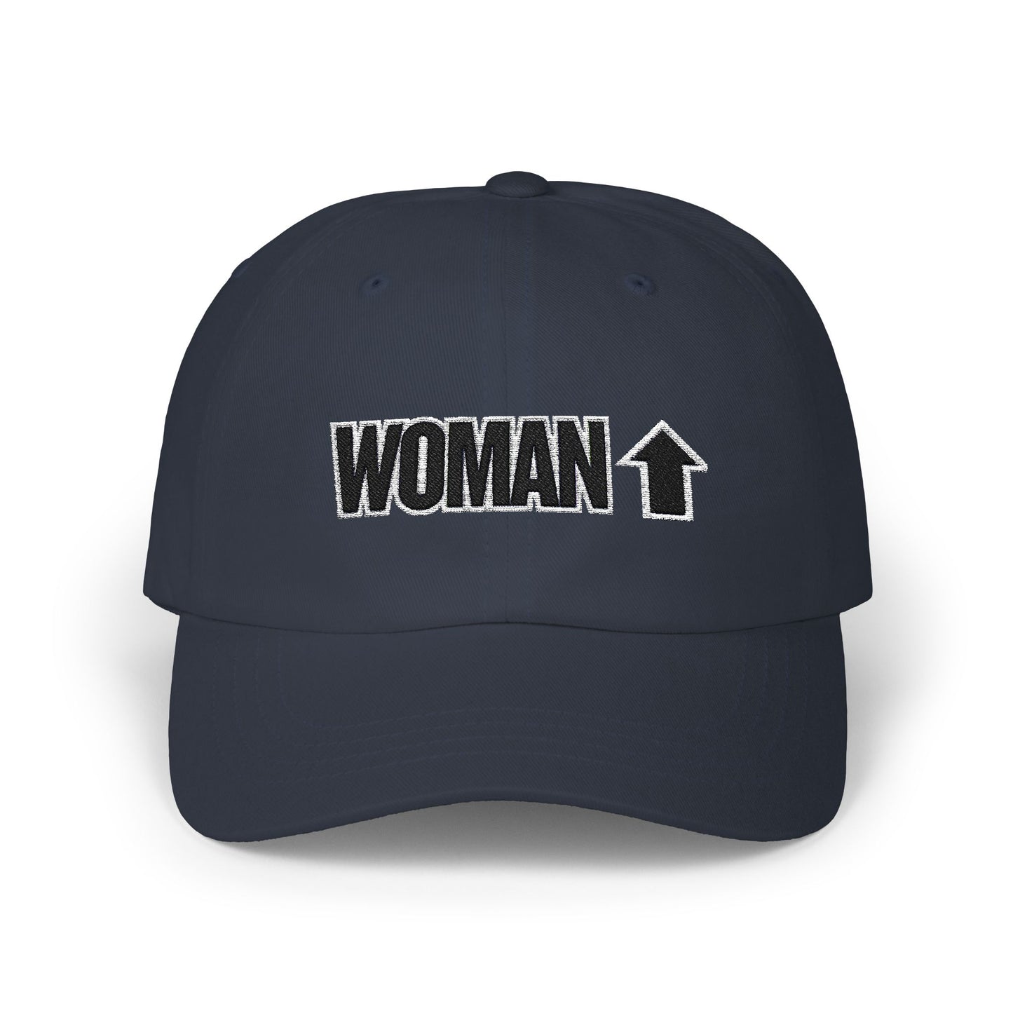 Woman Up - Empowering & Motivational Slogan Baseball Cap