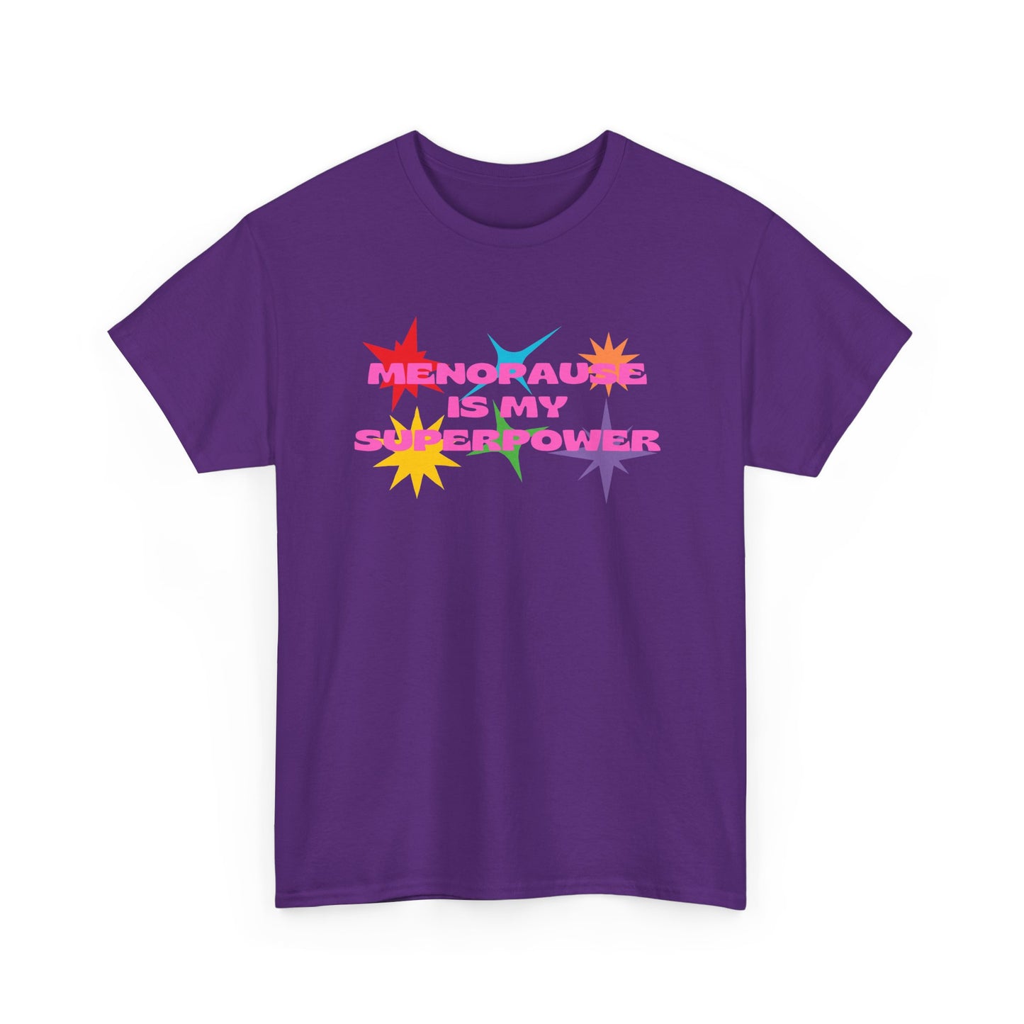 Menopause is for Cool Chicas slogan t-shirt, quirky, fun, empowering, age positive, bold, statement t-shirt, gift for peri-menopausal, menopausal and mid-life women