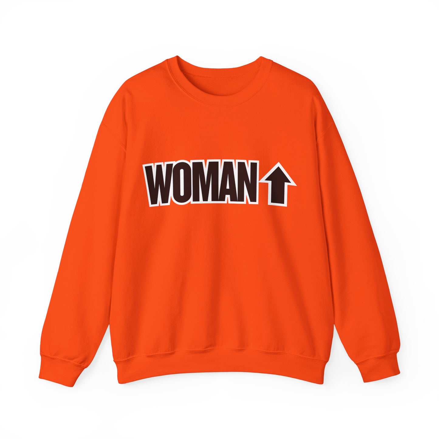 Woman Up - Empowering & Motivational Slogan Sweatshirt