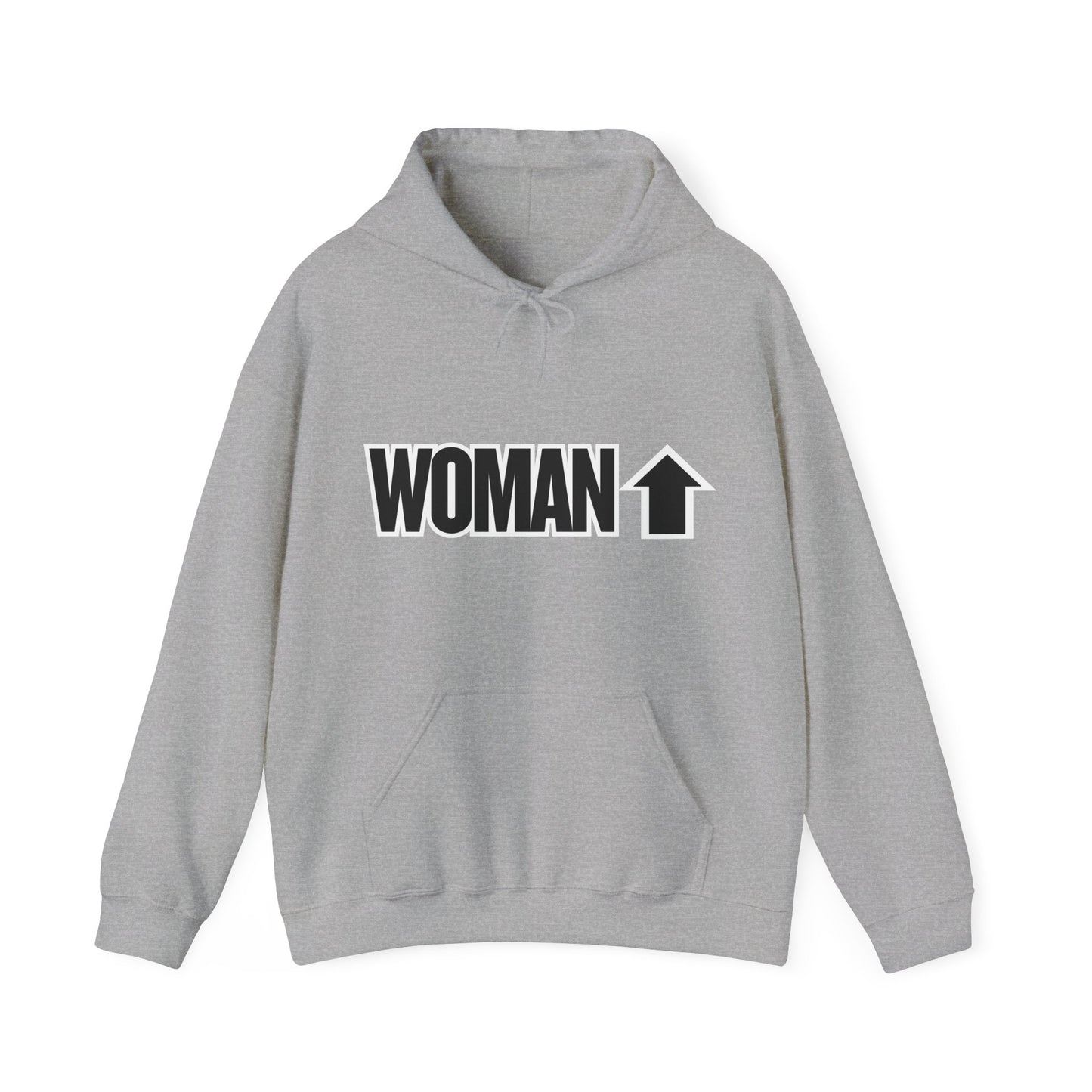 Woman Up Hoodie (front print)