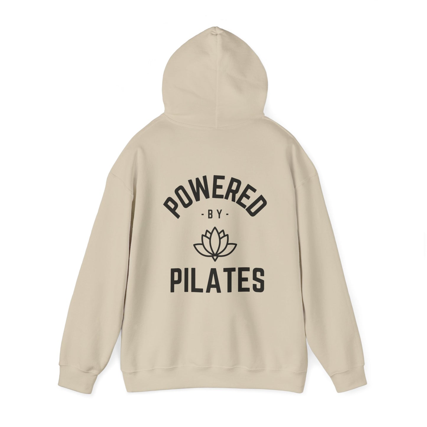 Powered by Pilates Hoodie (back print)