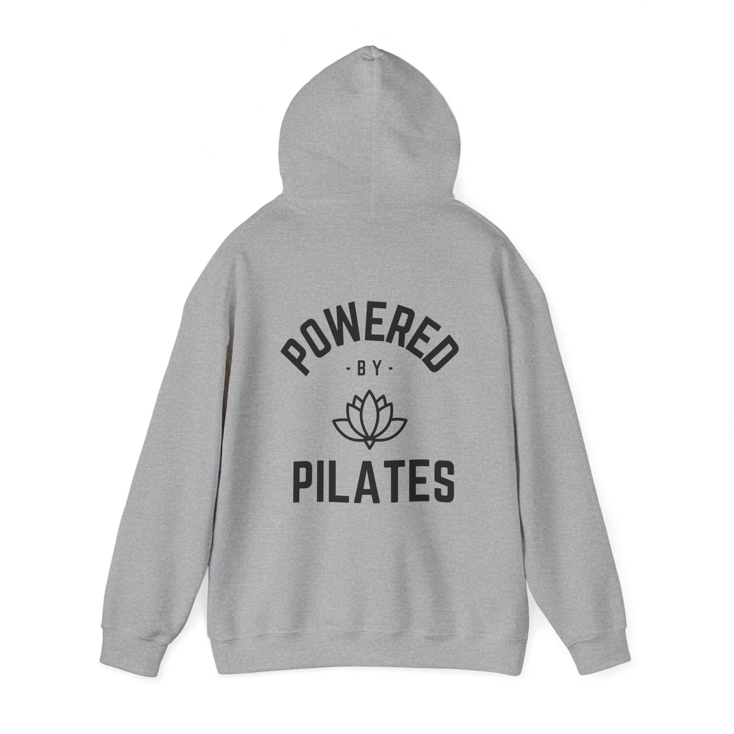 Powered by Pilates Hoodie (back print)