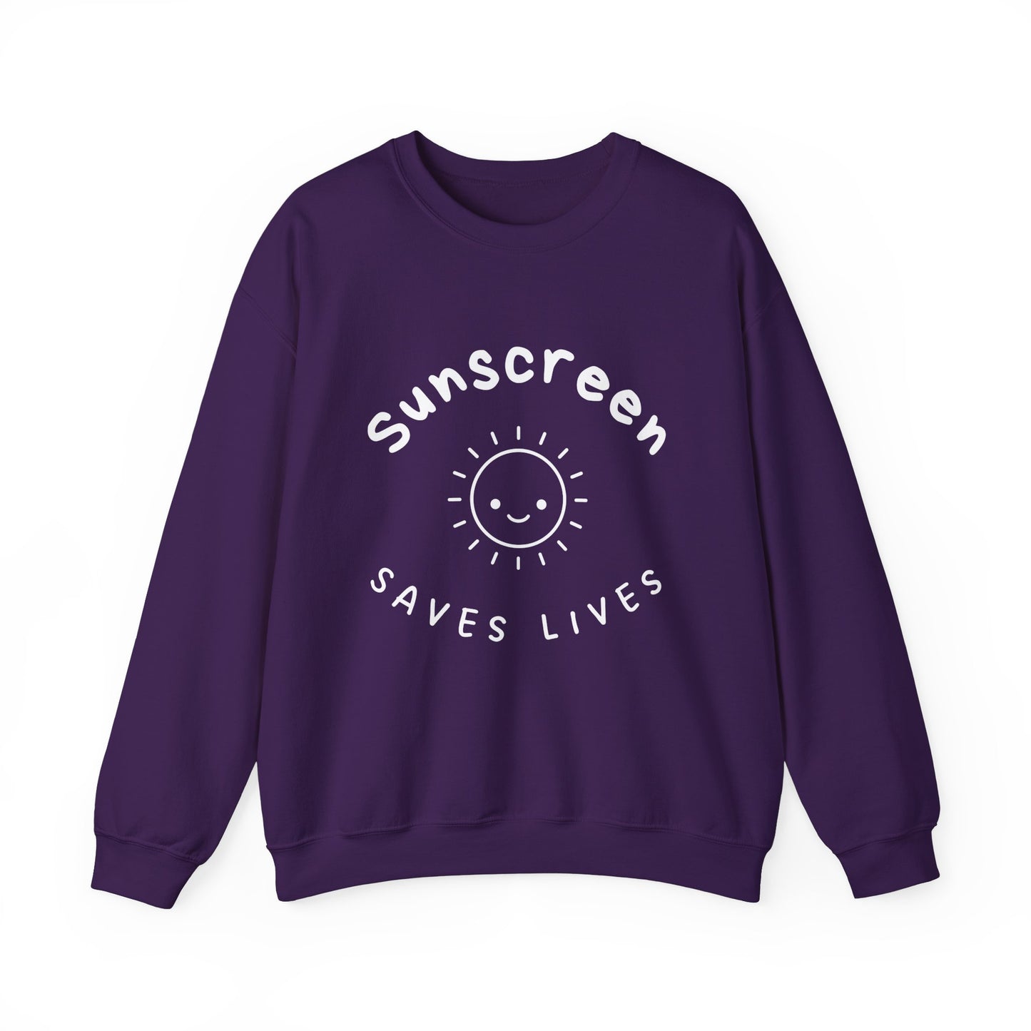 Sunscreen Saves Lives Sweatshirt