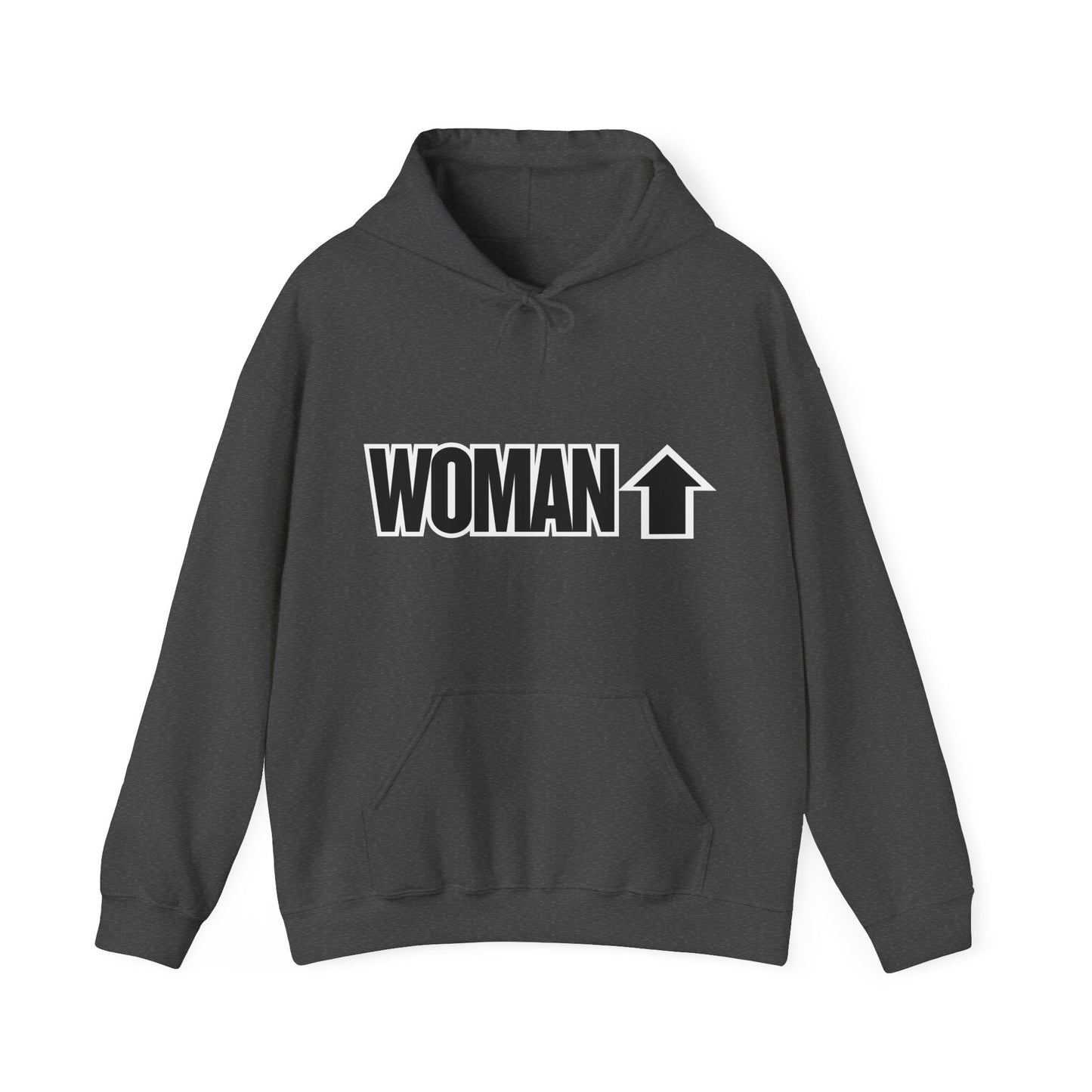 Woman Up Hoodie (front print)