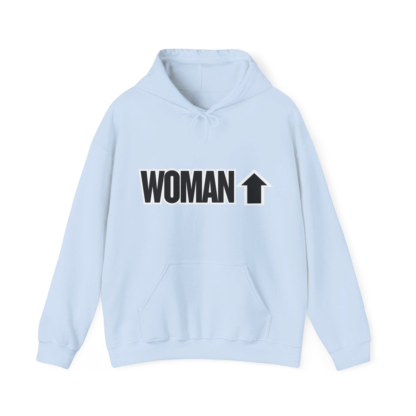 Woman Up Hoodie (front print)