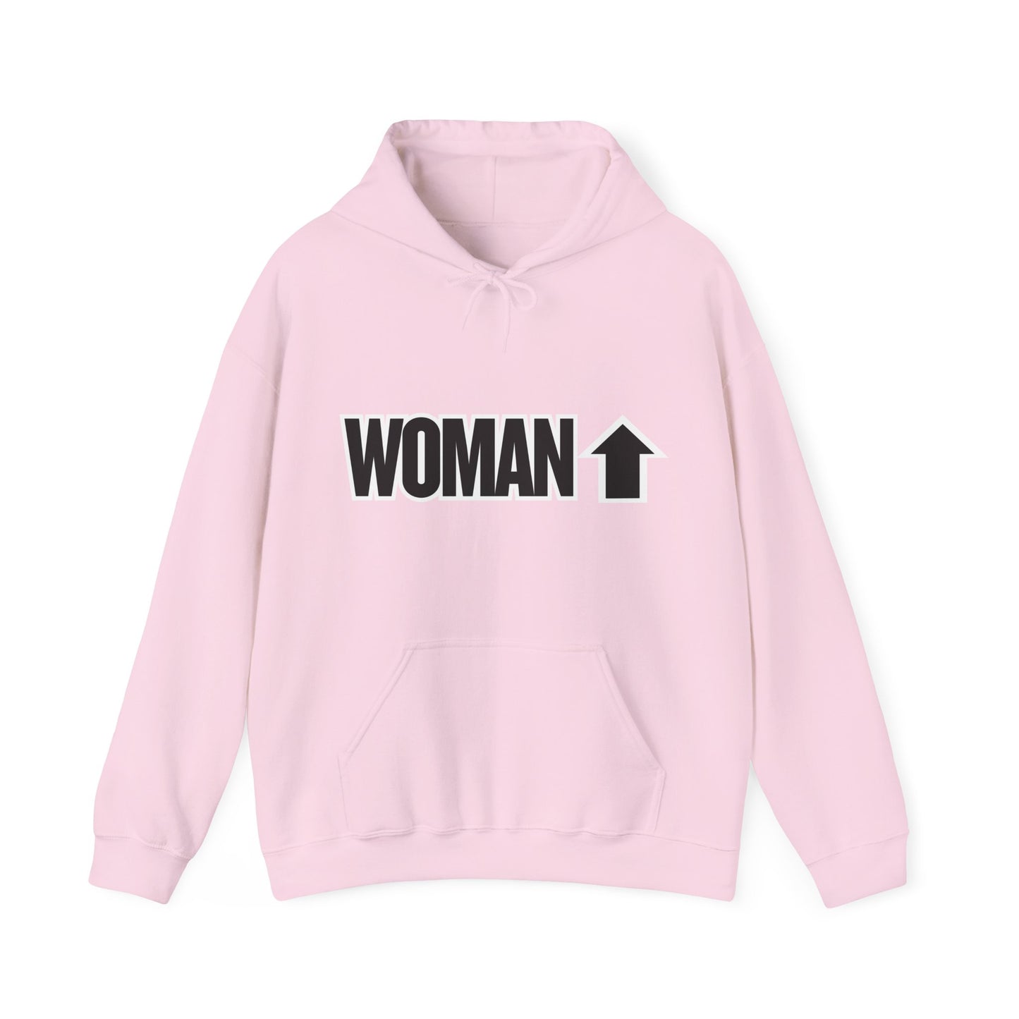 Woman Up Hoodie (front print)